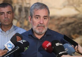 El presidente de Canarias, Fernando Clavijo.