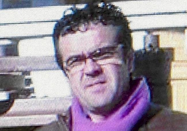 Foto del fallecido colgada en Internet por los familiares a raíz de su desaparición.