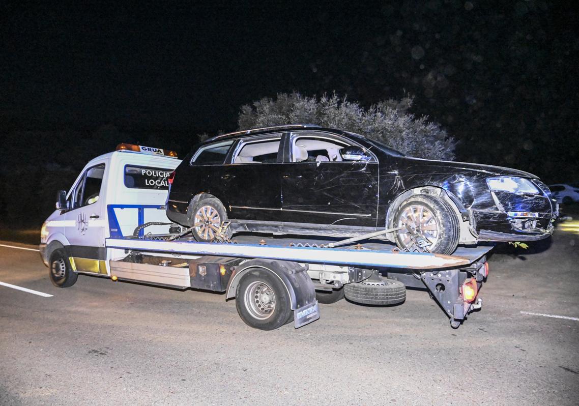 Estado del vehículo en el que circulaba la víctima del segundo asesinato.