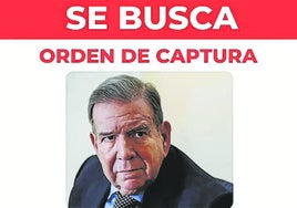 Imagen del cartel de búsqueda de Edmundo González Urrutia