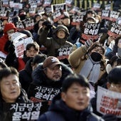 Los guardaespaldas del presidente de Corea del Sur impiden su detención por la ley marcial