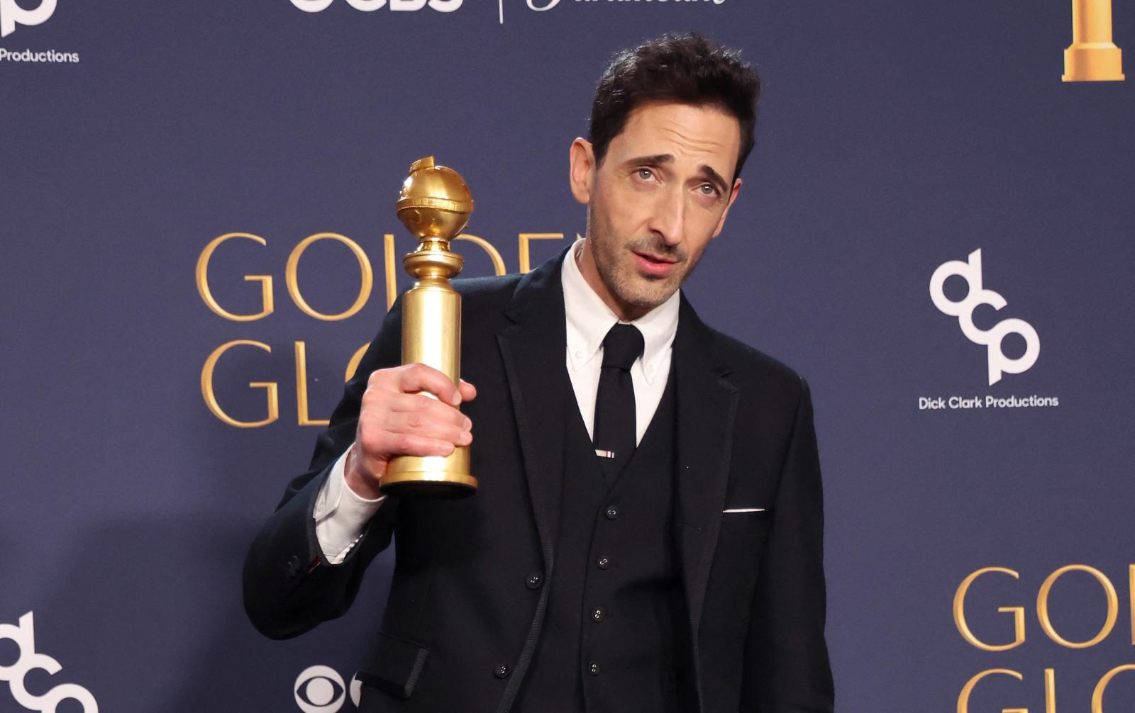 Adrien Brody ha ganado el premio a Mejor Actor en Drama por The Brutalist.