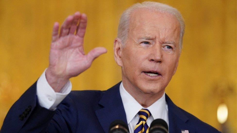 Joe Biden, iktidarı Donald Trump'a bıraktıktan iki hafta sonra.