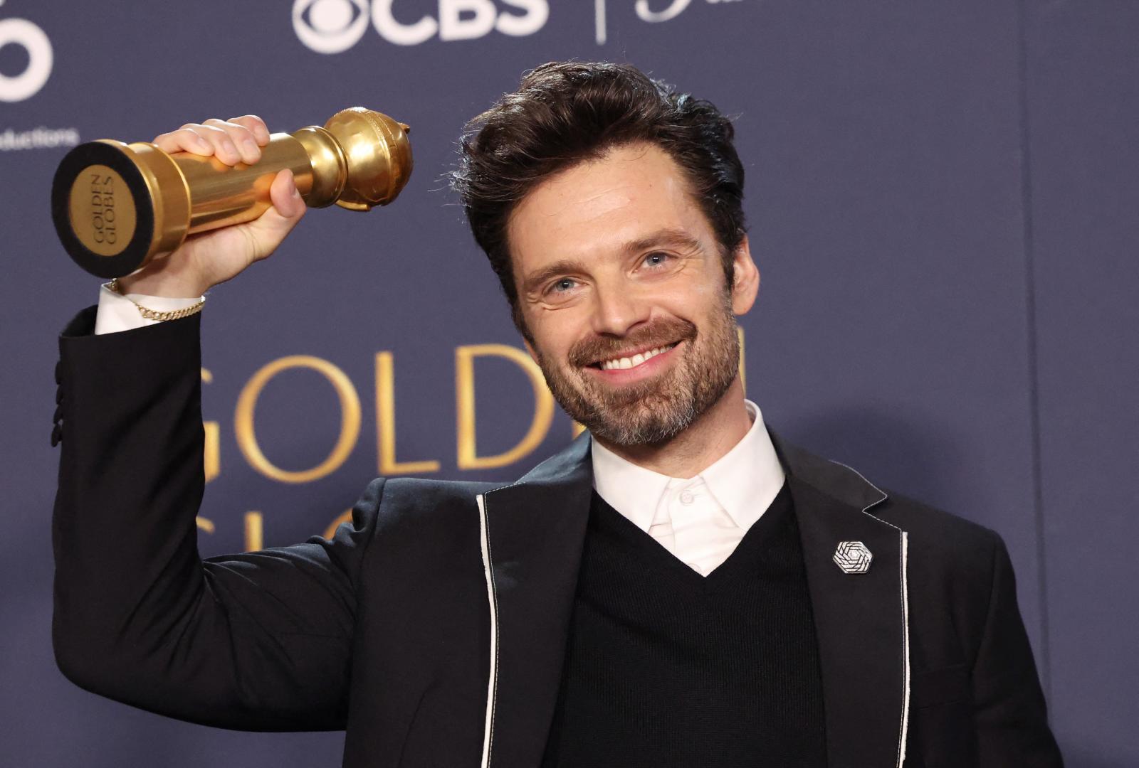 Sebastian Stan ha ganado el premio a Mejor Actor en Musical o COmedia por A Different Man.