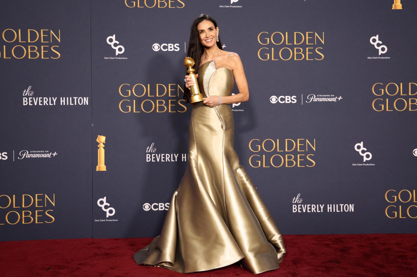 Demi Moore ha ganado el premio a Mejor Actriz en Musical o Comedia por La sustancia, 