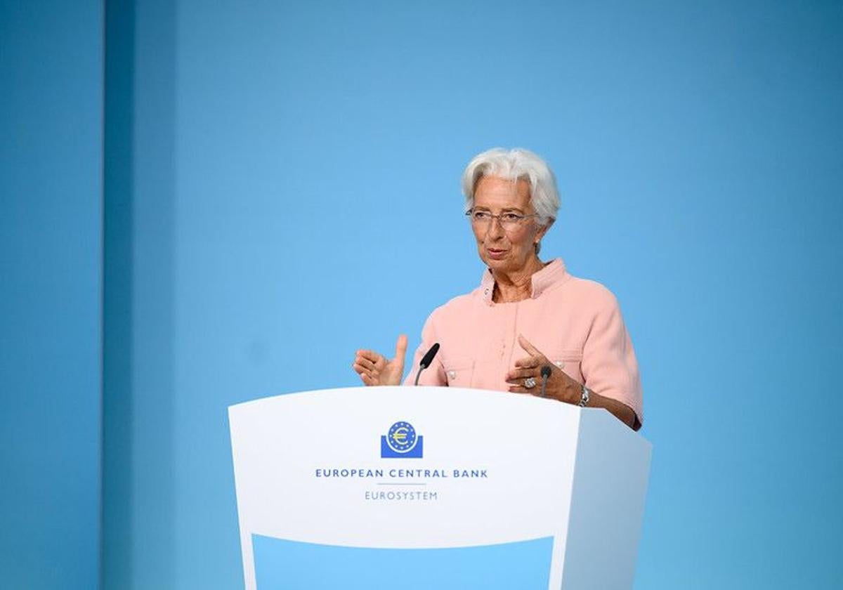 La presidenta del Banco Central Europeo (BCE), Christine Lagarde.