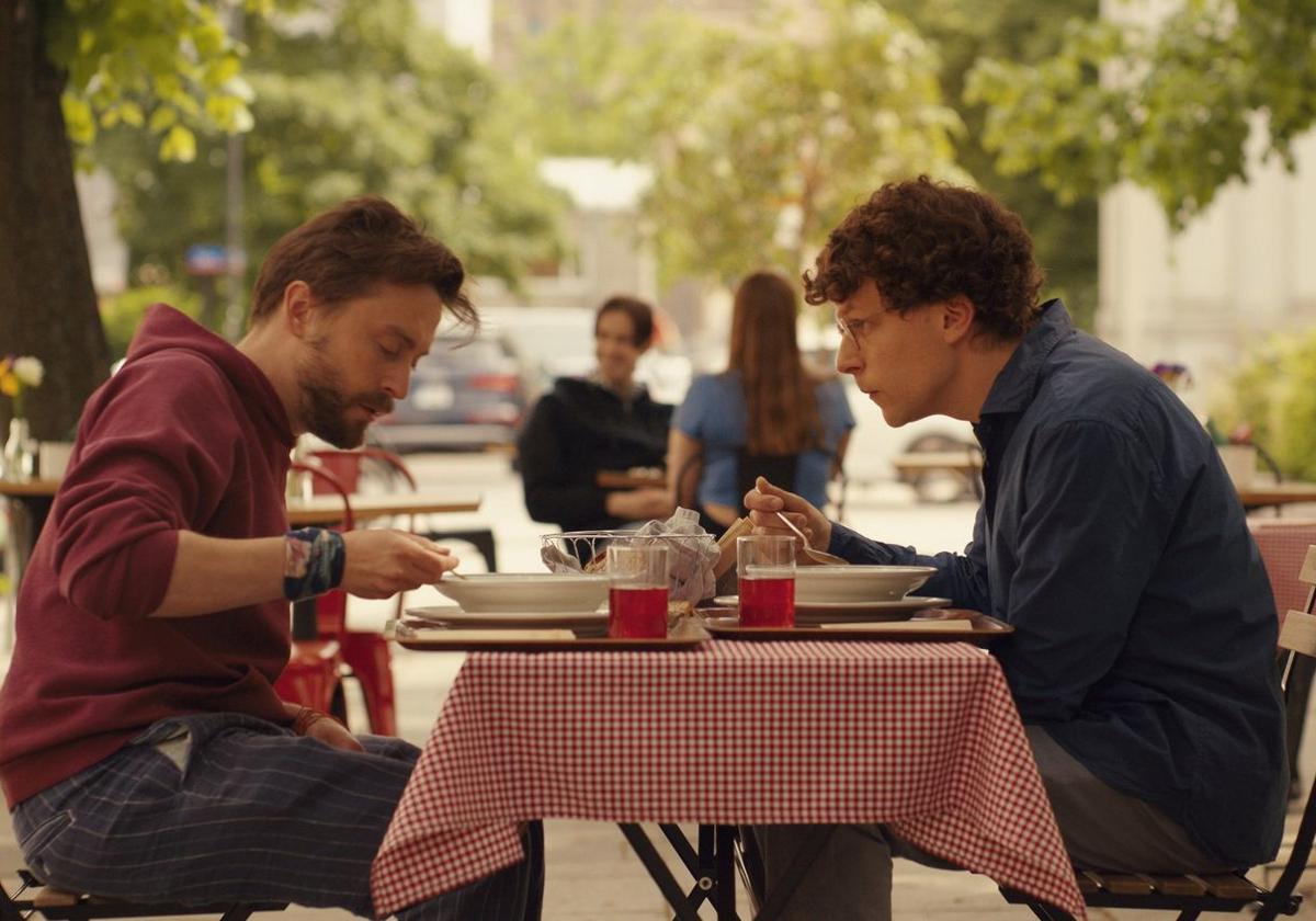 Kieran Culkin y Jesse Eisenberg.