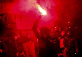 Bengalas por la muerte de Jean Marie Le Pen, fundador del antiguo Frente Nacional