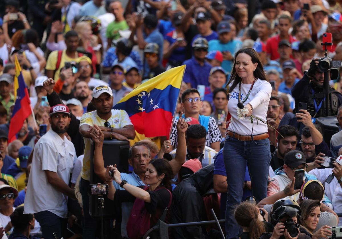 Corina Machado afirma que «ya estoy en un lugar seguro» y desvela que hubo un herido de bala durante su detención