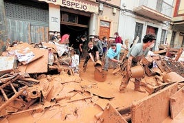 Masanasa (Valencia) tras las riadas del pasado mes de octubre.