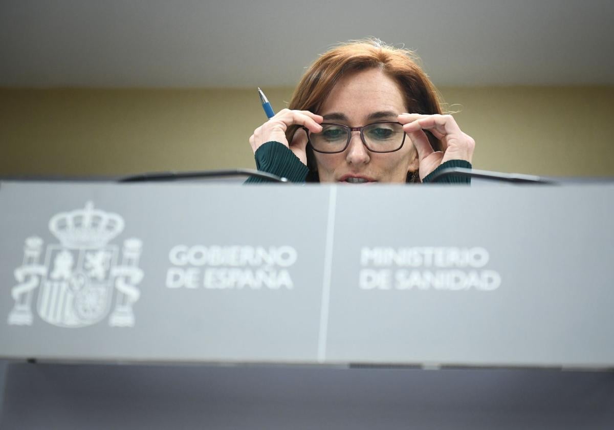 La ministra de Sanidad, Mónica García.