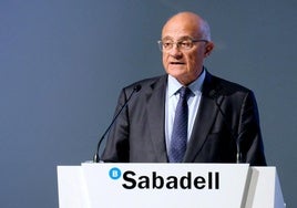 El presidente del Banco Sabadell, Josep Oliu