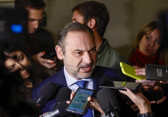 El exministro y exsecretario de Organización del PSOE José Luis Ábalos, en el Congreso