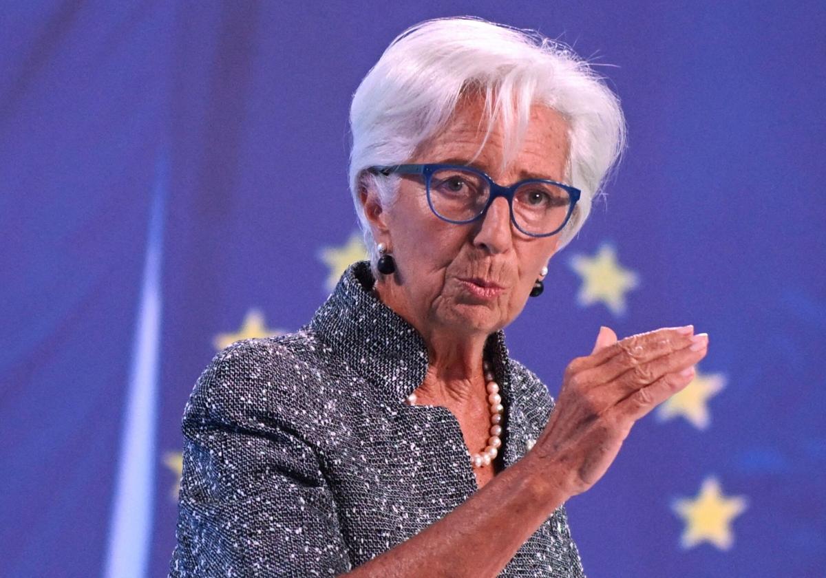 La presidenta del BCE, Christine Lagarde.