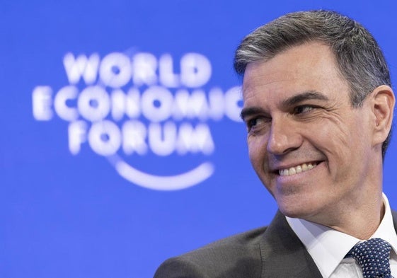 El presidente del Gobierno en Davos.