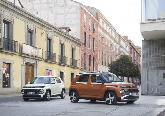 Hyundai INSTER durante la prueba dinámica en Madrid