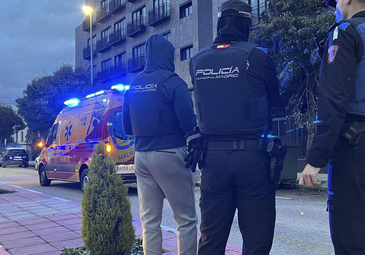 Agentes de la Policía en Madrid