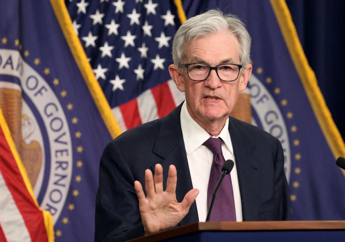 El presidente de la Reserva Federal (Fed), Jerome Powell.