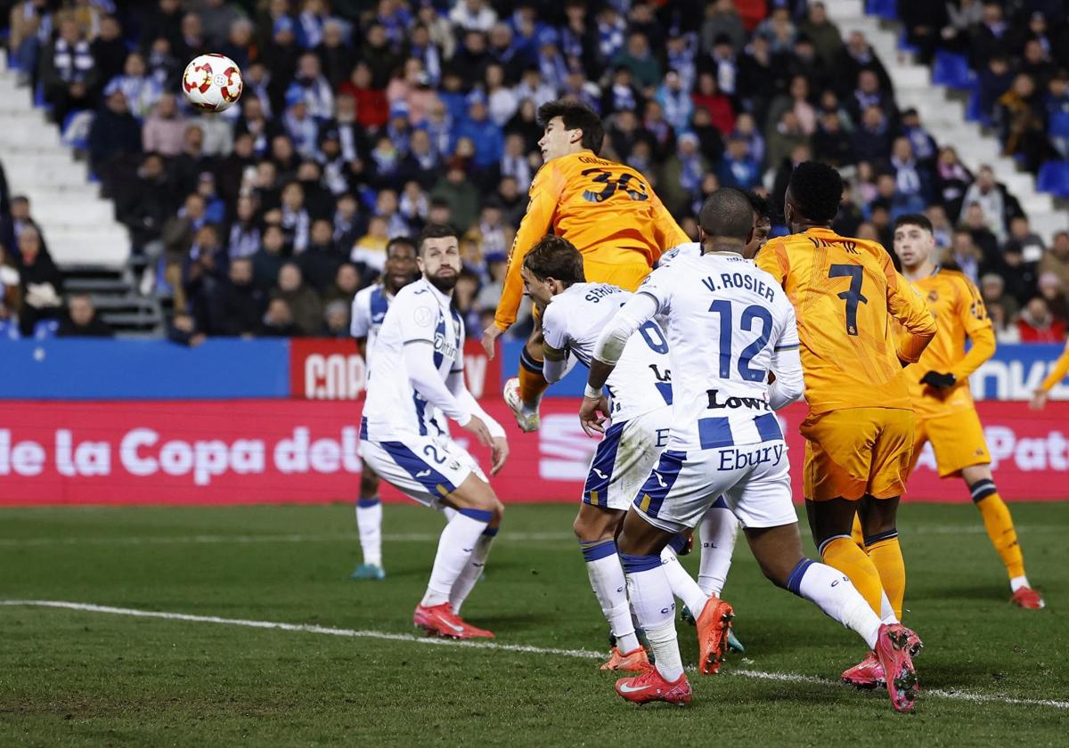 Así hemos narrado la agónica victoria copera del Real Madrid en Leganés