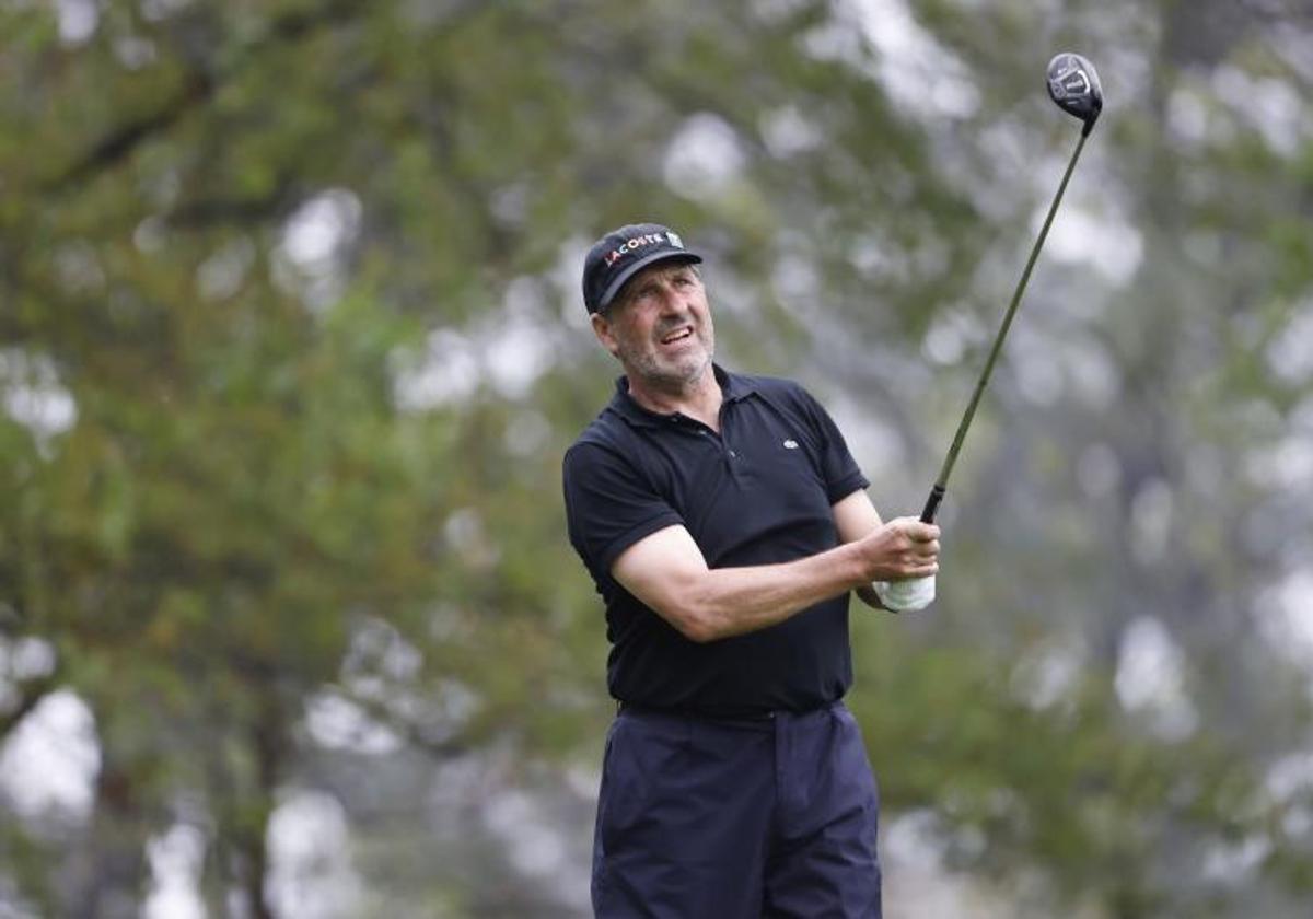 José María Olazabal, en el Masters de Augusta de 2022.