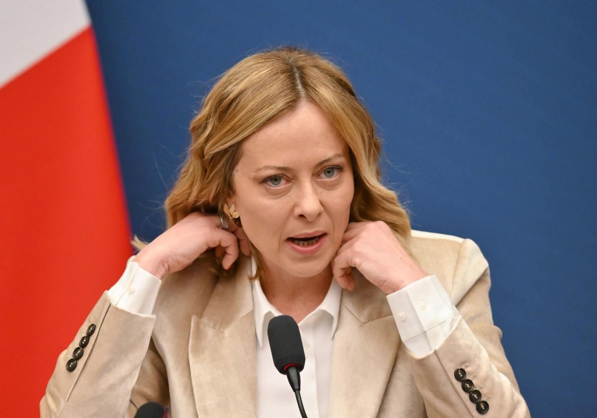 Giorgia Meloni, primer ministra de Italia.