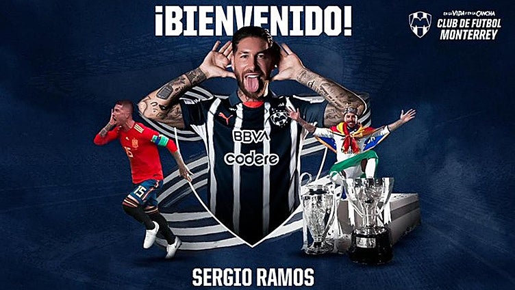 Sergio Ramos ficha por Rayados de Monterrey