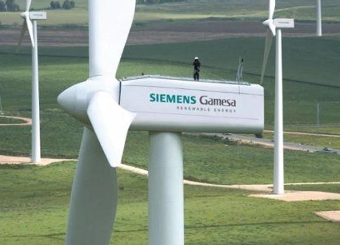 Aerogenerador de Siemens Gamesa.