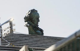 Estatua premios Goya.