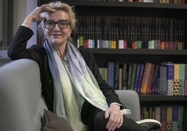 Elizabeth Strout, en la sede de su editorial.