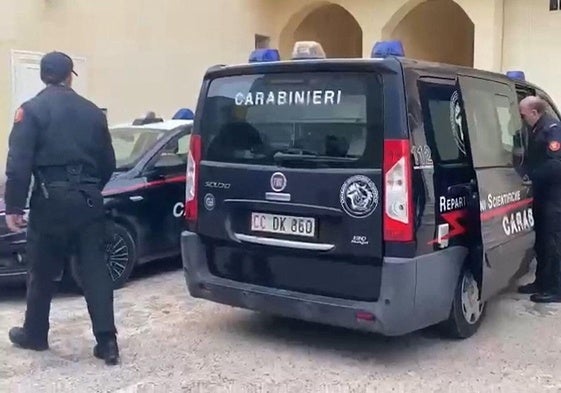 Una operación de los Carabinieri en Sicilia.