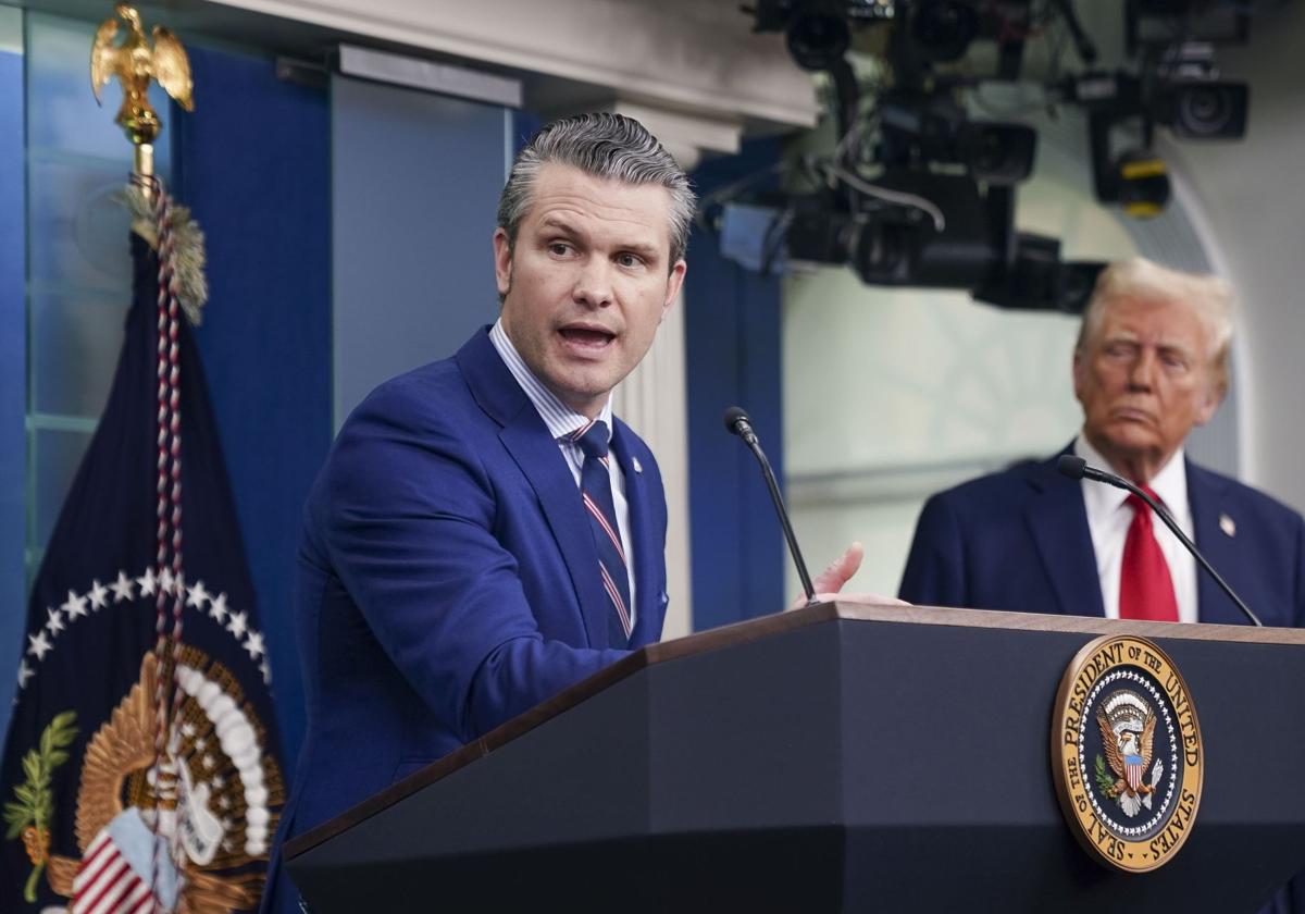 El secretario estadounidense de Defensa, Pete Hegseth.