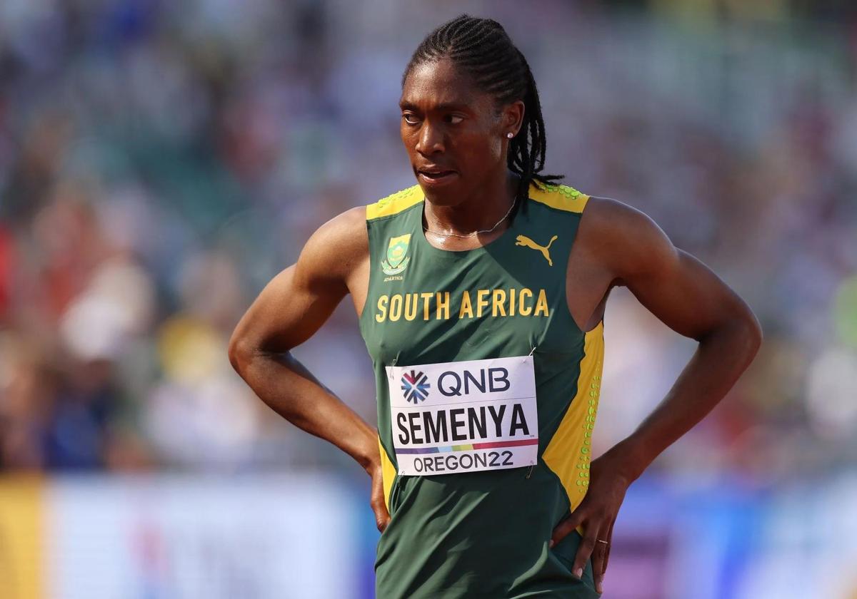 Caster Semenya, atleta con diferencias en el desarrollo sexual (DDS).