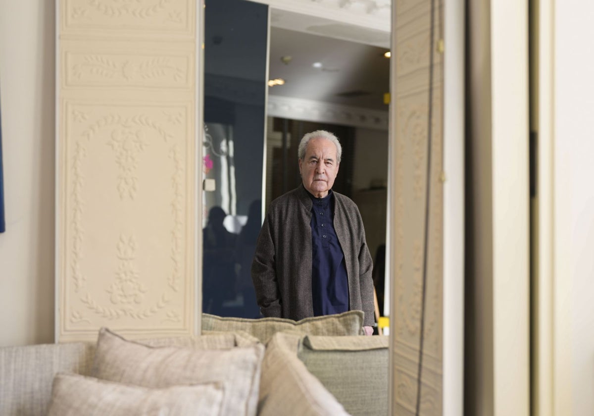 Jonn Banville, en un hotel madrileño donde presentó su última novela negra, 'Los ahogados'.