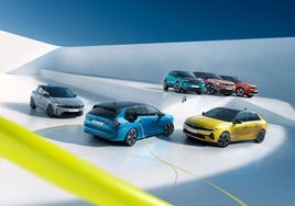 Algunos de los  modelos de la gama Opel en España