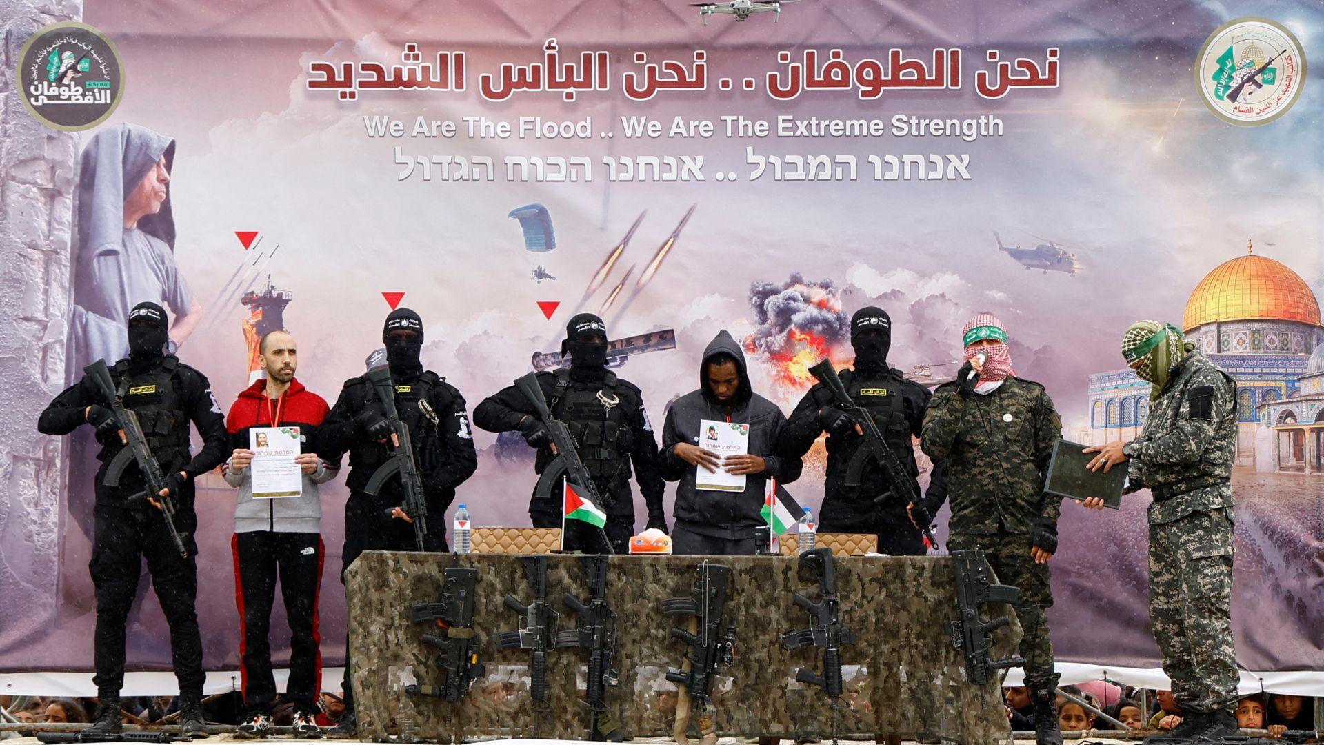 Hamas, bu Cumartesi için kabul edilen altı İsrail rehinesinden ikisini veriyor