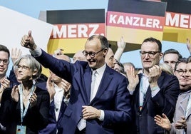 El candidato de la CDU, Friedrich Merz, lleva la ventaja en las encuestas.