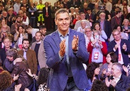 Pedro Sánchez, presidente del Gobierno, en el Congreso del PSOE de Castilla y León