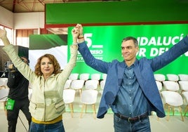 Pedro Sánchez y María Jesús Montero clausuran el XV Congreso del PSOE-Andalucía en Armilla.