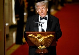 El presidente de EE UU, Donald Trump, en una ceremonia en la Casa Blanca.