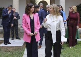 La presidenta de la Comunidad de Madrid, Isabel Díaz Ayuso