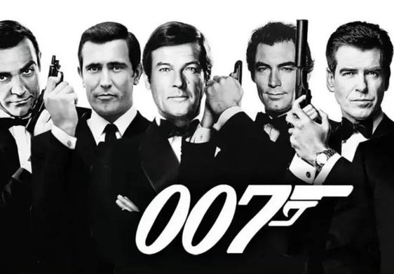 Los actores que han interpretado a James Bond en la ya larga saga cinematográfica.