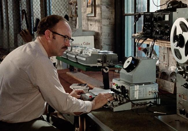 Gene Hackman en 'La conversación' (1974), de Francis Ford Coppola.