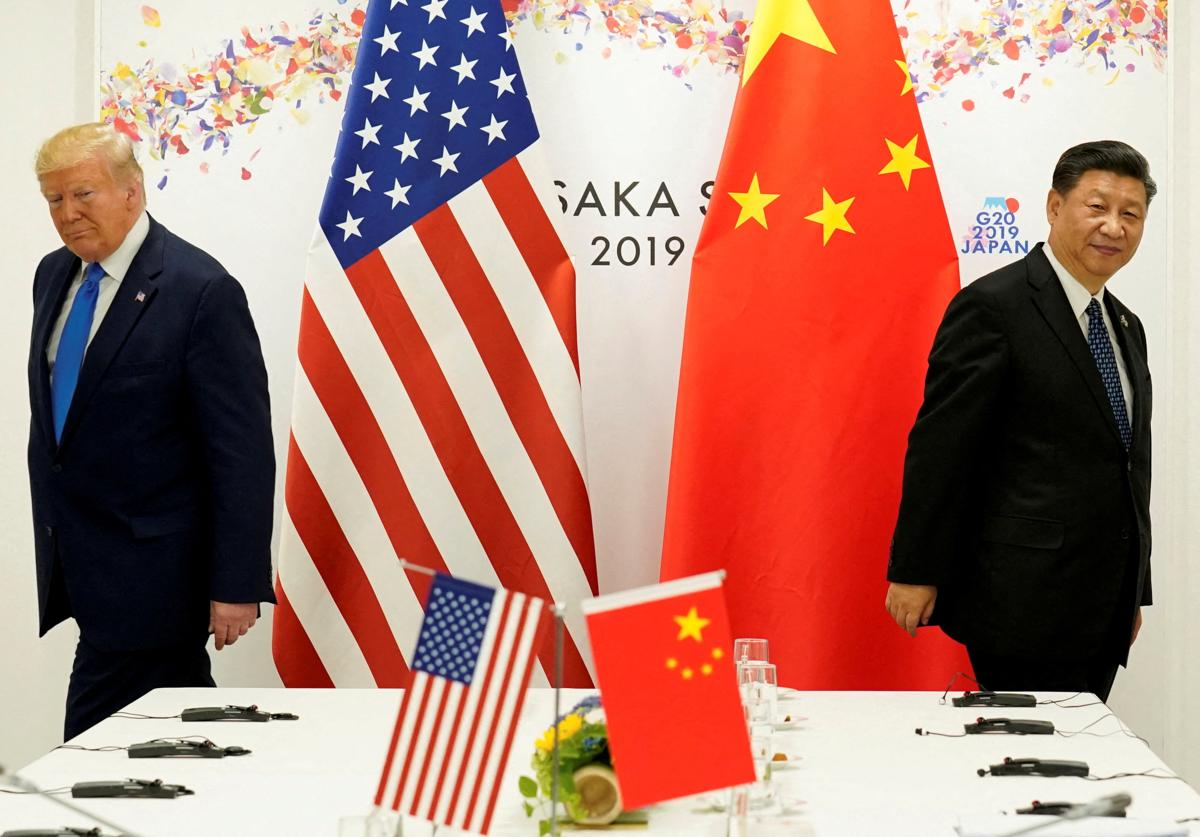 Donald Trump y Xi Jinping, cada uno por su lado.