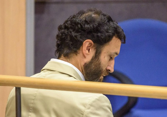 José Martínez Sanz, durante el juicio en la Audiencia de Bizkaia