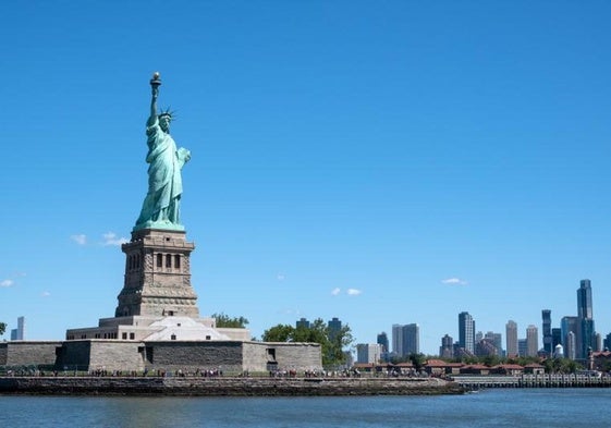 La Estatua de la Libertad.