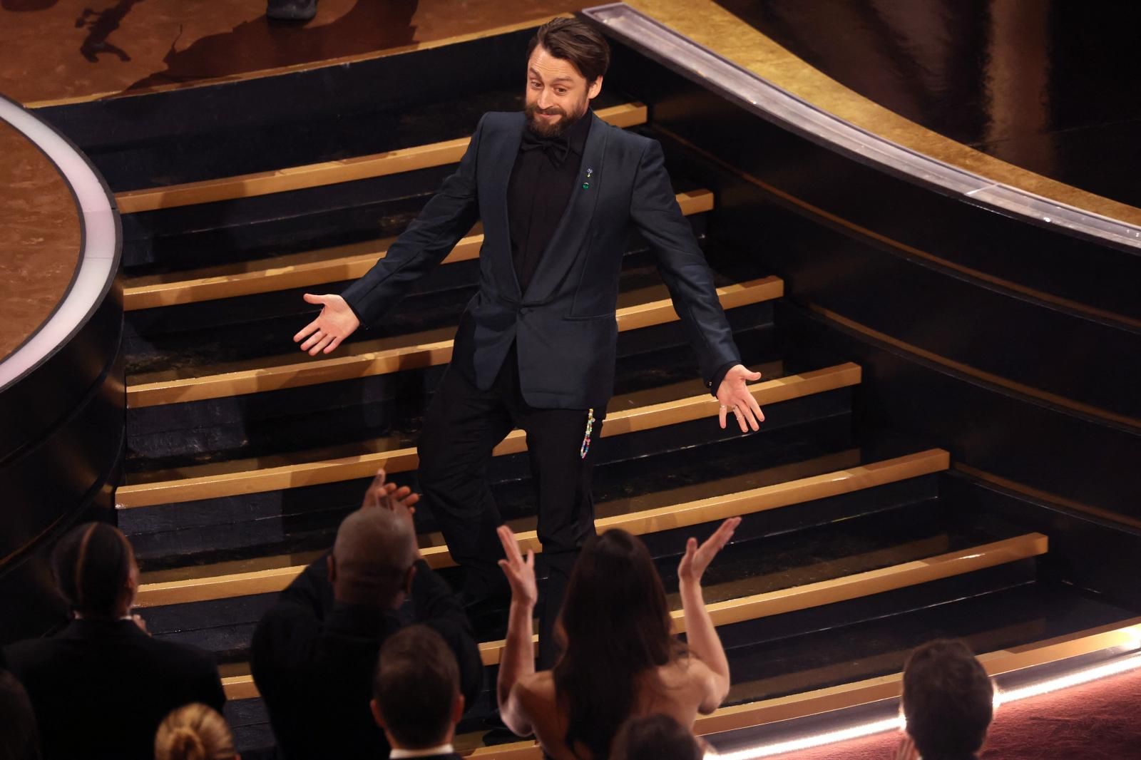 Kieran Culkin se ha alzado con el premio al Mejor Actor de Reparto por su papel en la cinta 'A Real Pain'. 