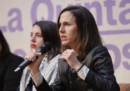 La secretaria general de Podemos, Ione Belarra.