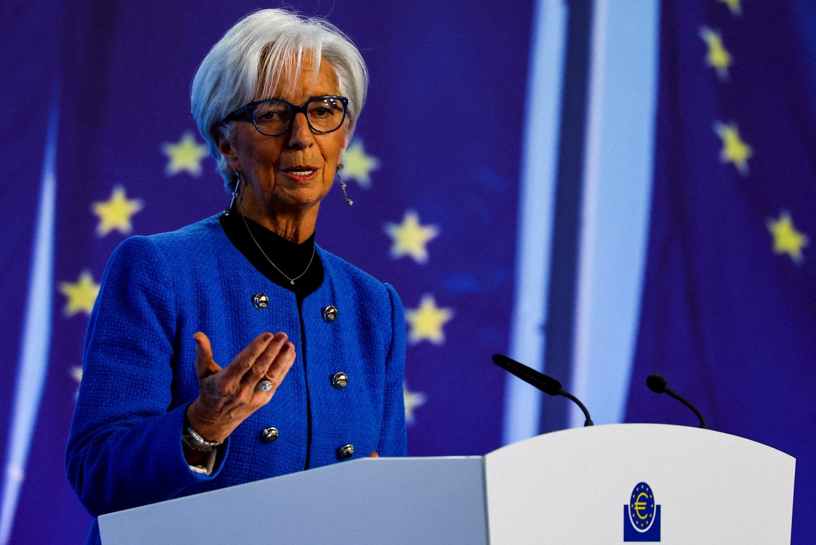 Christine Lagarde, presidenta del BCE.