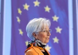 Christine Lagarde, presidenta del BCE.