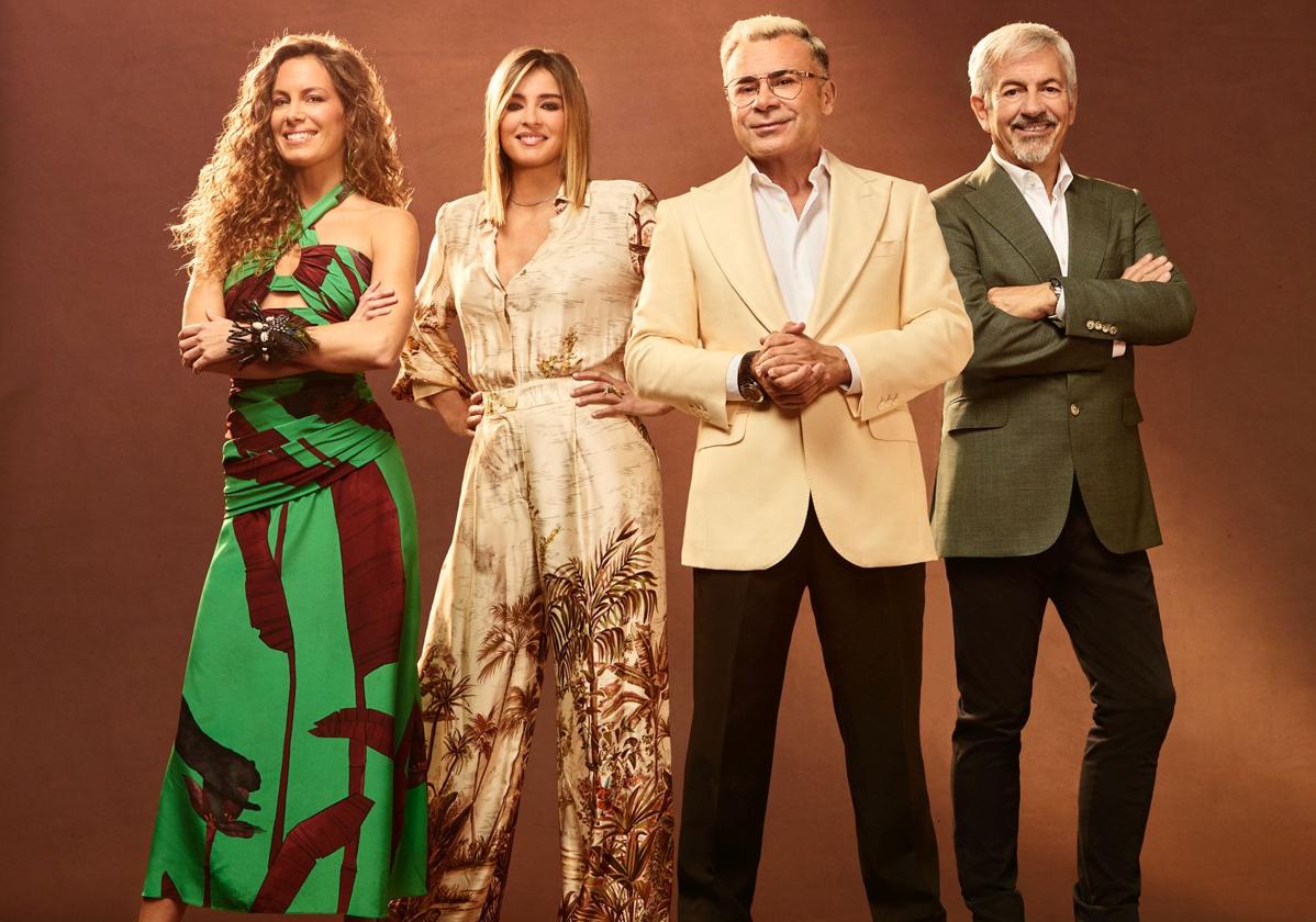 Laura Madrueño, Sandra Barneda, Jorge Javier Vázquez y Carlos Sobera.